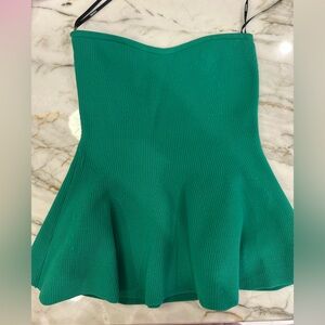 Forever 21 Green Ribbed Top